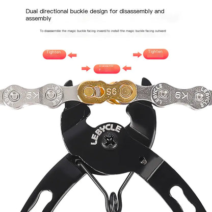 Bicycle Chain Breaker Tool with Quick Release Clasp