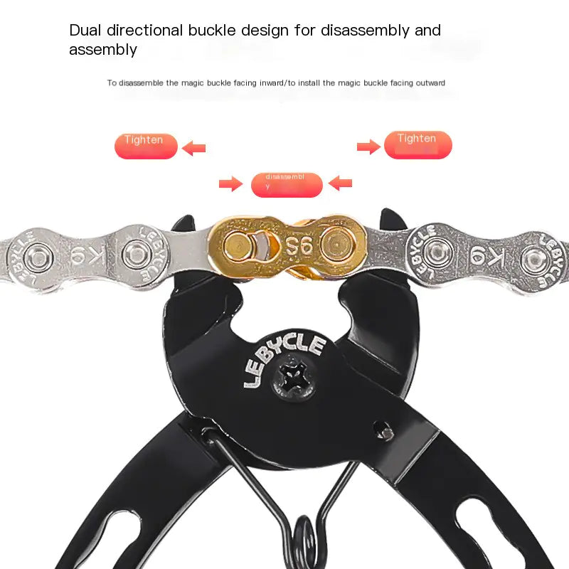 Bicycle Chain Breaker Tool with Quick Release Clasp