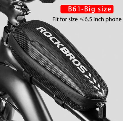 Bicycle bag front bag hard case upper tube bag