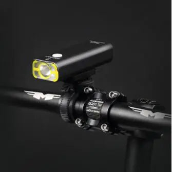 USB Rechargeable Bicycle Light with Powerful Flashlight