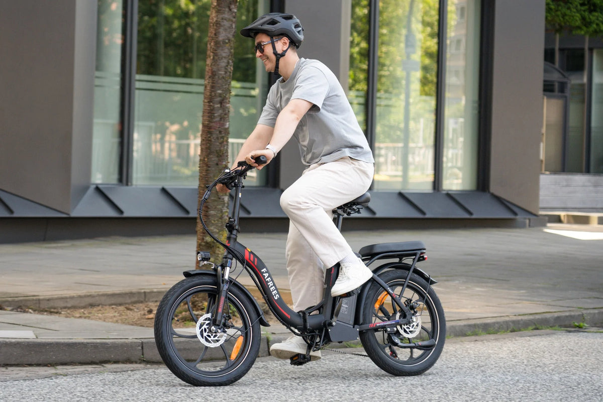 FAFREES F20+ 20Ah outdoor riding view