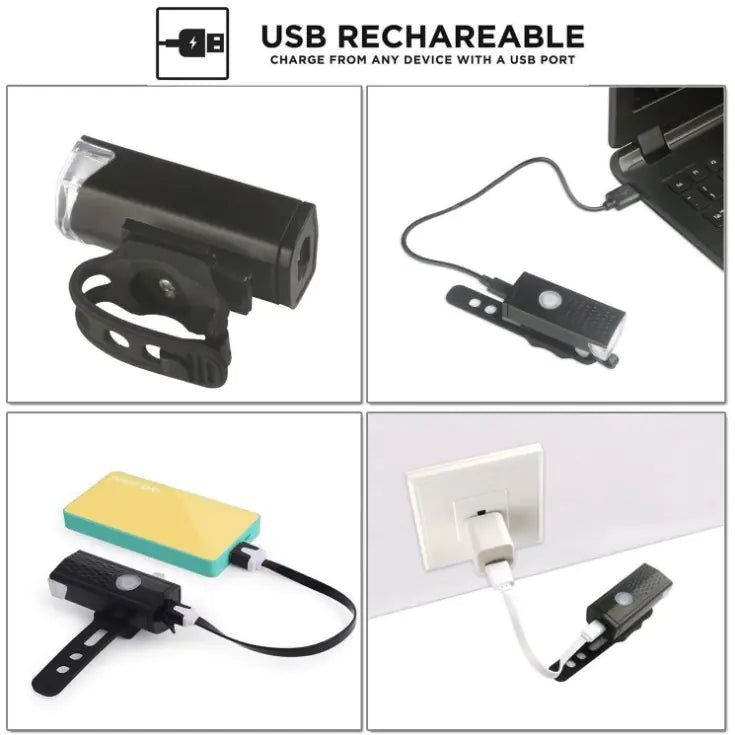 USB Rechargeable Bicycle Front Light