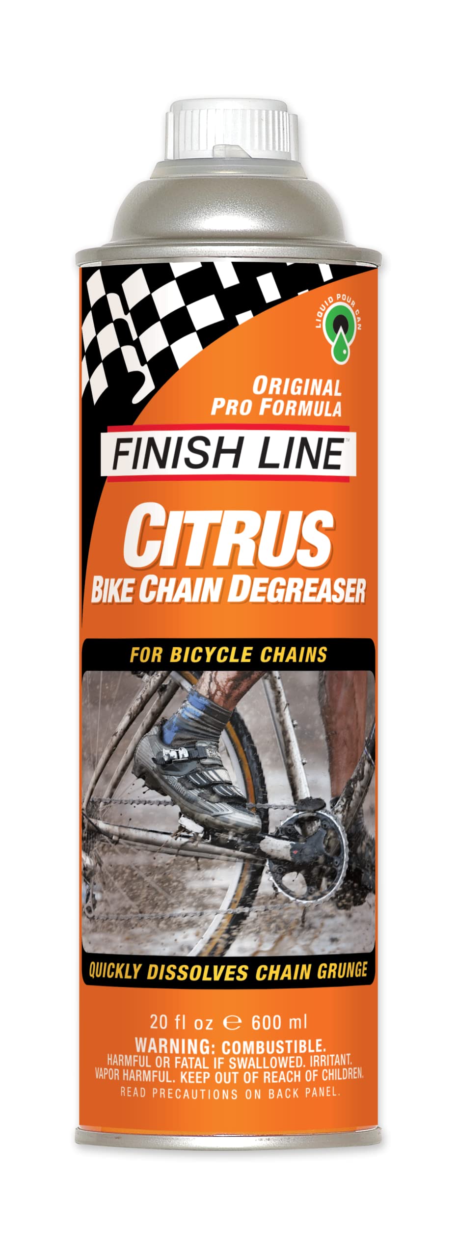 Finish Line Citrus Bicycle Degreaser - 20oz
