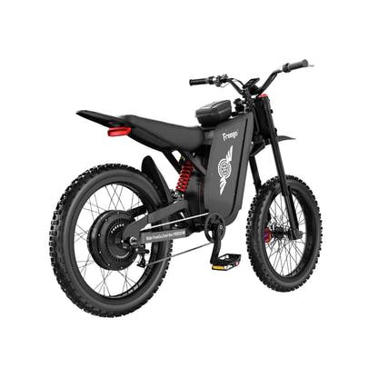 Freego X3 Pro electric dirt bike, rear product view