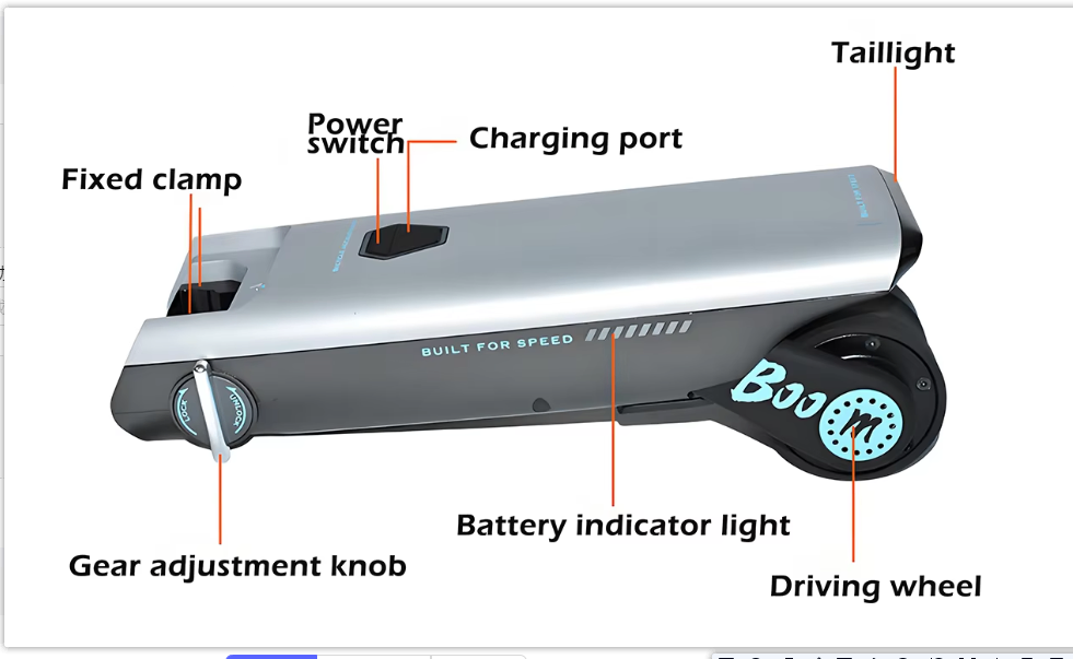 Friction-Drive Bicycle Assist Unit
