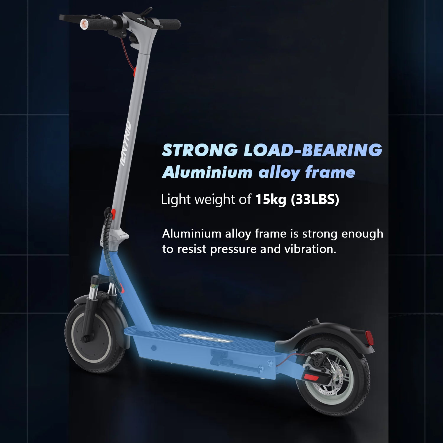iENYRID M1 Foldable Electric Scooter – 500 W Motor, 36 V 12.5 Ah Battery, 35 km/h (22 mph) Top Speed, 10″ Tires, App Connectivity