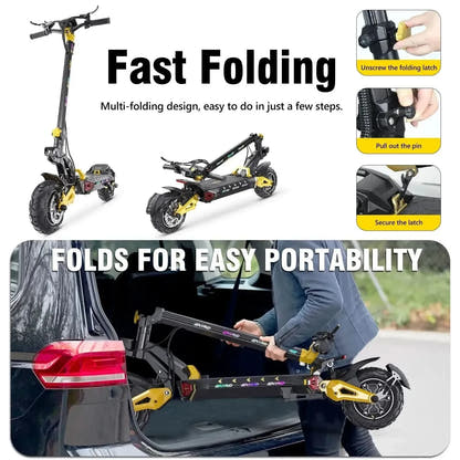 IENYRID ES60 Electric Scooter 23AH Long Range with Hydraulic Suspension up to 60 Km/h