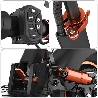 IENYRID M4 PRO S+ MAX Electric Scooter Long Range with Suspension up to 45 Km/h