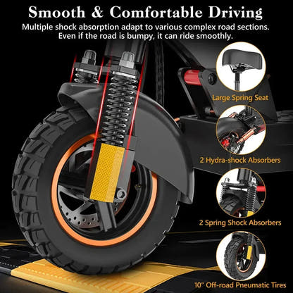 IENYRID M4 PRO S+ MAX Electric Scooter Long Range with Suspension up to 45 Km/h