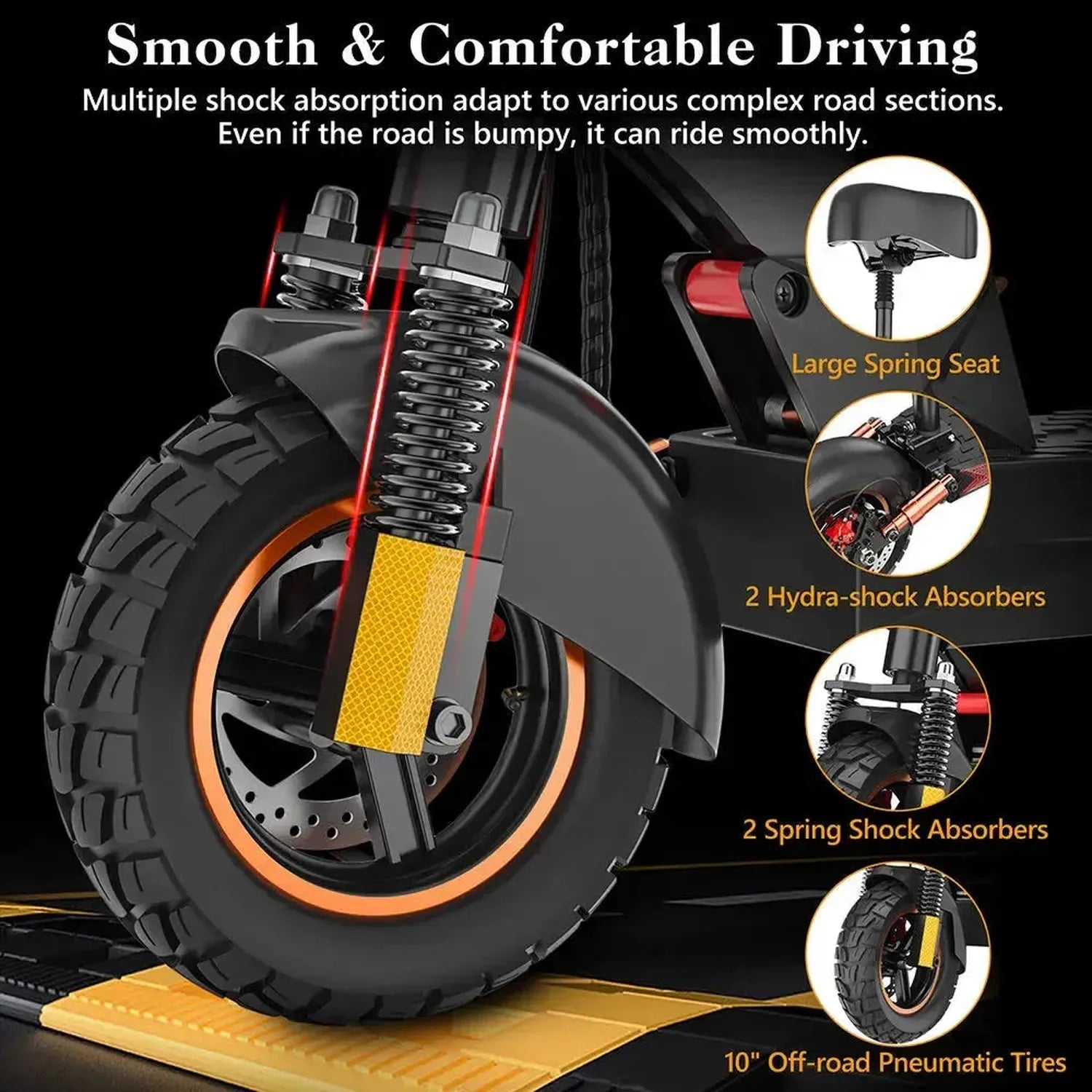 IENYRID M4 PRO S+ MAX Electric Scooter Long Range with Suspension up to 45 Km/h