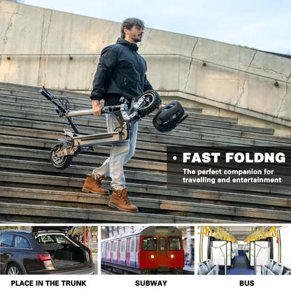 IENYRID S1 Electric Scooter Long Range with Hydraulic Suspension up to 45 Km/h
