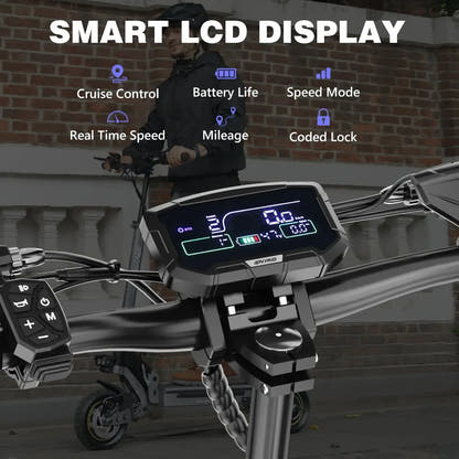 IENYRID S1 Electric Scooter Long Range with Hydraulic Suspension up to 45 Km/h