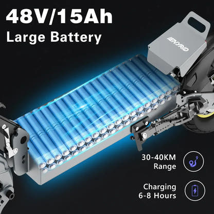 IENYRID S1 Electric Scooter Long Range with Hydraulic Suspension up to 45 Km/h