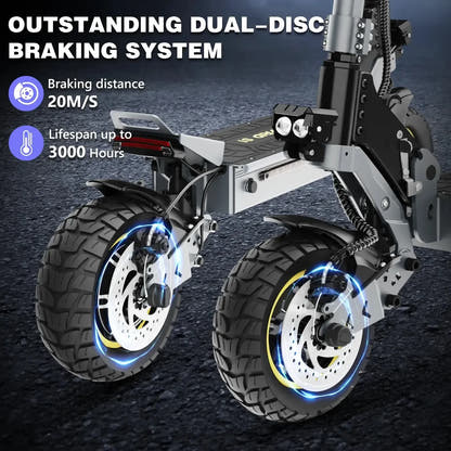 IENYRID S1 Electric Scooter Long Range with Hydraulic Suspension up to 45 Km/h