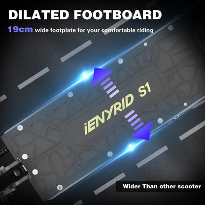 IENYRID S1 Electric Scooter Long Range with Hydraulic Suspension up to 45 Km/h