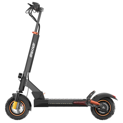 iENYRID M4 PRO S+ Electric Scooter: 800W motor, 45 km/h speed, 35 km range, pneumatic dirt tires, disc brakes, and LED lighting for ultimate performance.
