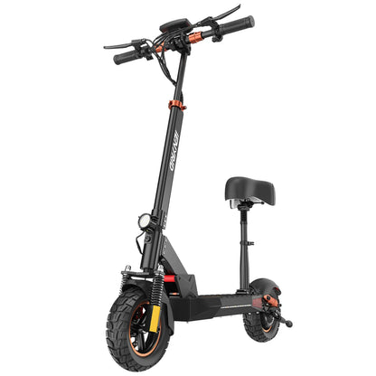iENYRID M4 PRO S+ Electric Scooter: 800W motor, 45 km/h speed, 35 km range, pneumatic dirt tires, disc brakes, and LED lighting for ultimate performance.