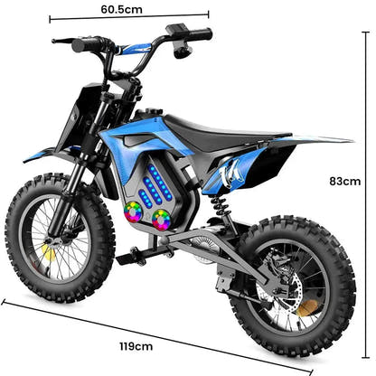 iScooter A14 Electric Bike for Kids with Off Road Tyres up to 27 Km/h