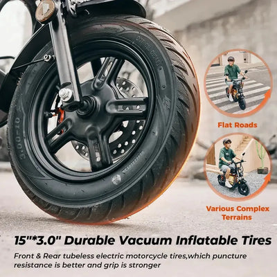 iScooter DX5 Seated Electric Scooter with Suspension for Adults up to 56 Km/h
