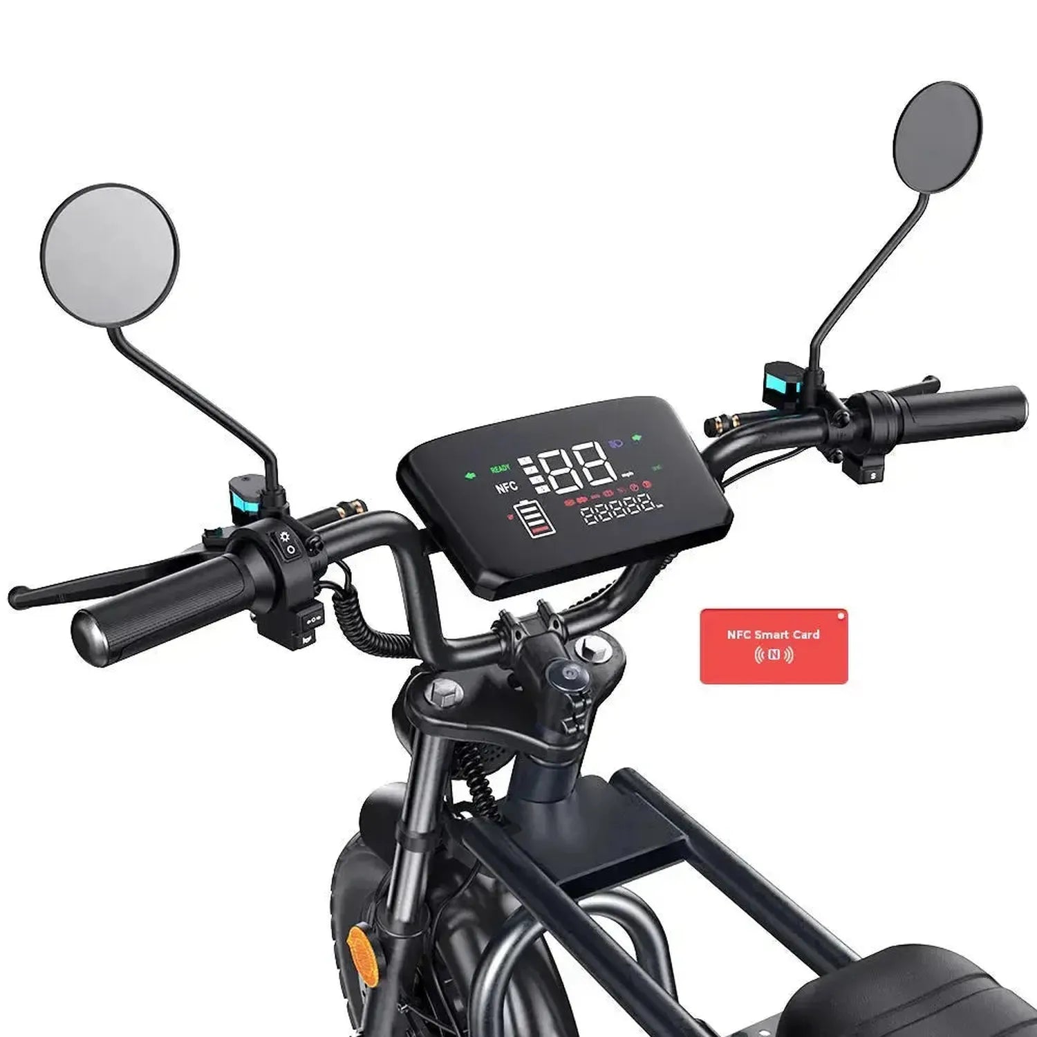 iScooter DX5 Seated Electric Scooter with Suspension for Adults up to 56 Km/h