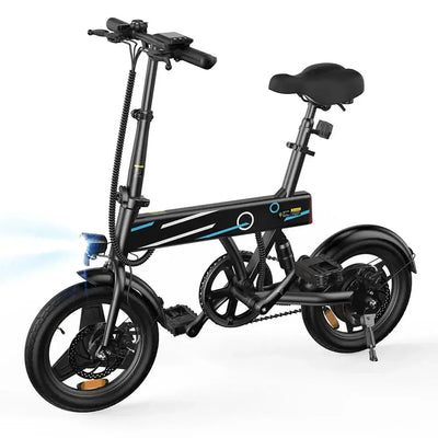 iScooter EB1 Foldable Electric Bike Compact Commuter with LED Lights up to 32 Km/h