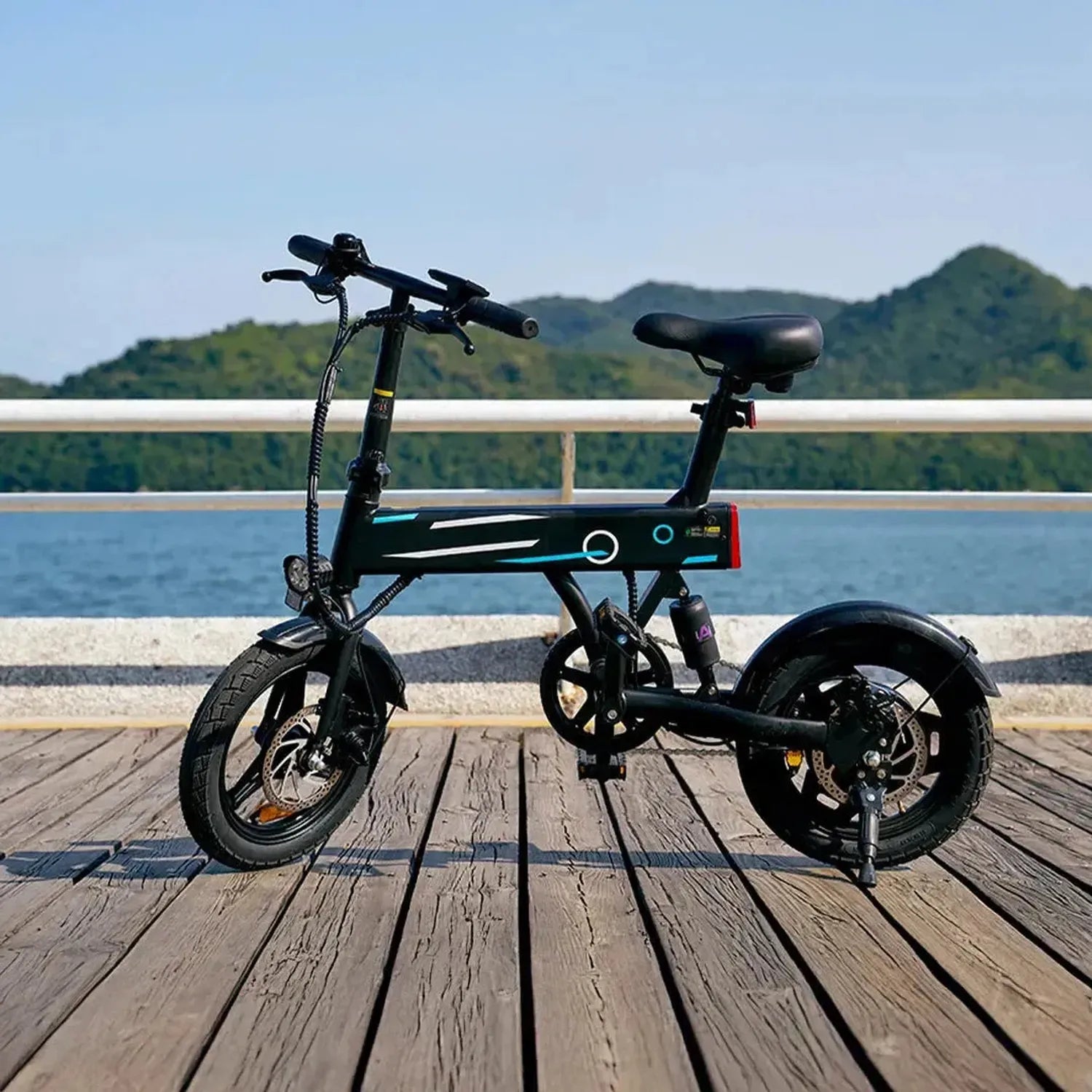 iScooter EB1 Foldable Electric Bike Compact Commuter with LED Lights up to 32 Km/h