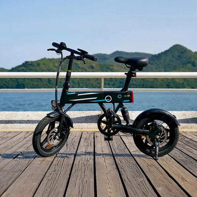iScooter EB1 Foldable Electric Bike Compact Commuter with LED Lights up to 32 Km/h