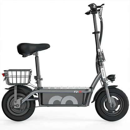 iScooter F2 Electric Scooter with Seat Foldable Basket for Adults up to 30 Km/h