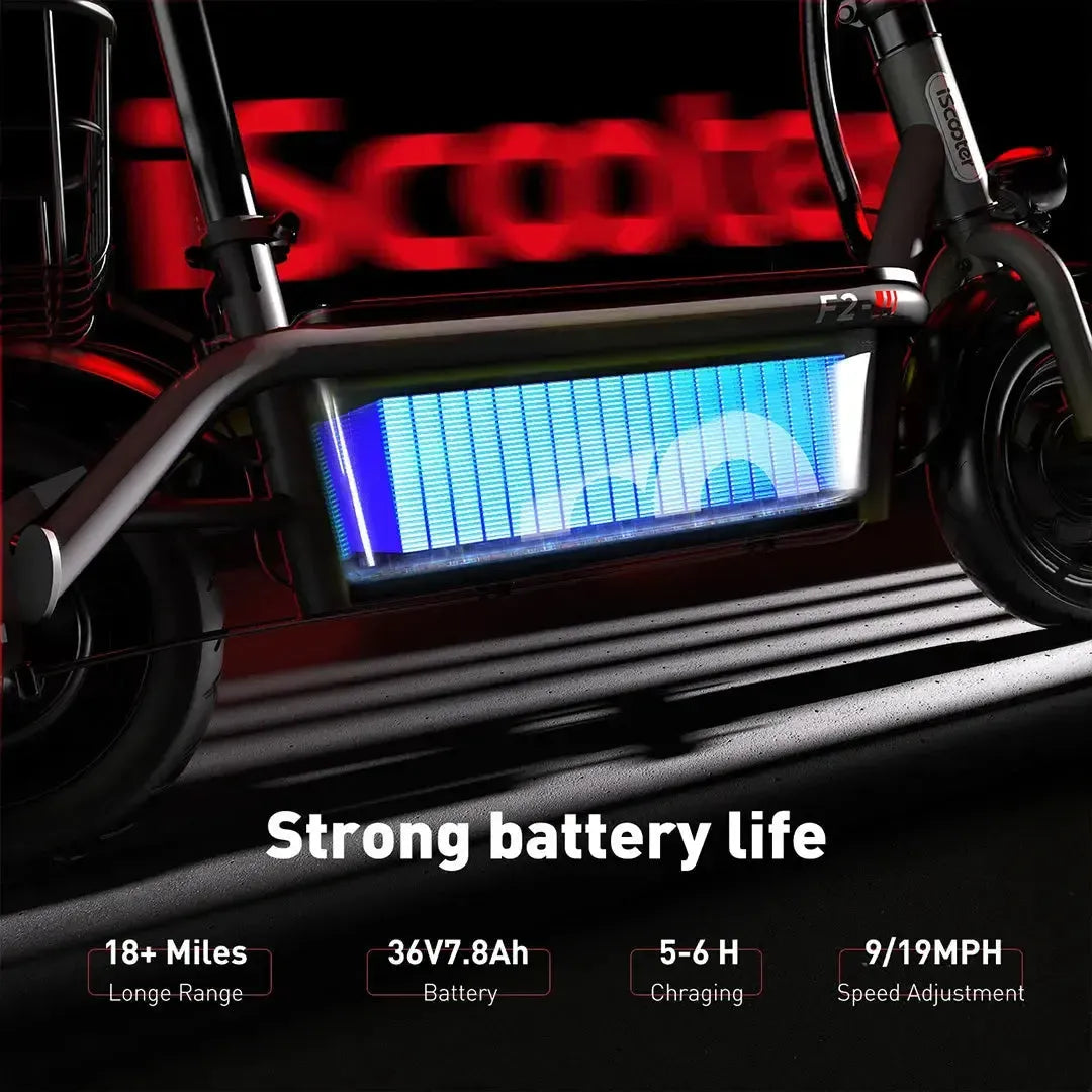 iScooter F2 Electric Scooter with Seat
