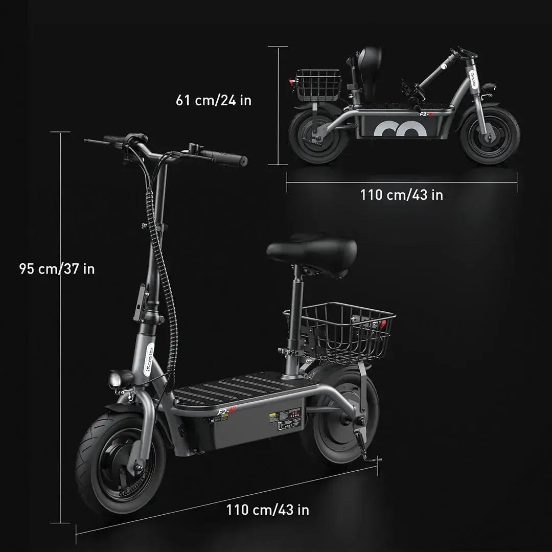 iScooter F2 Electric Scooter with Seat
