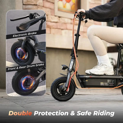 iScooter F3 Electric Scooter for Adults & Teens Foldable Commuter up to 45 Km/h