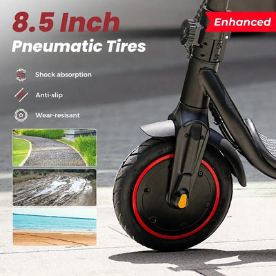 iScooter W5 Foldable Electric Scooter with Pneumatic Tyres and Lights up to 30 Km/h