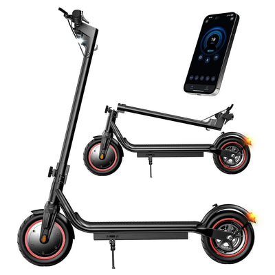 iScooter W5 Foldable Electric Scooter with Pneumatic Tyres and Lights up to 30 Km/h