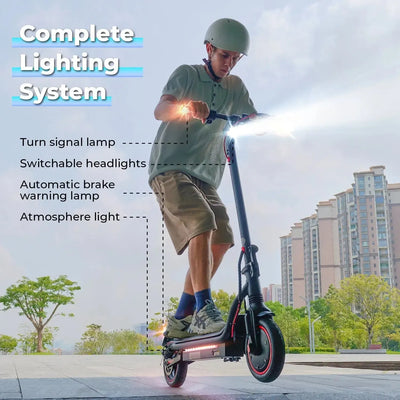 iScooter W7 Electric Scooter Foldable with Suspension and LED Lights up to 35 Km/h
