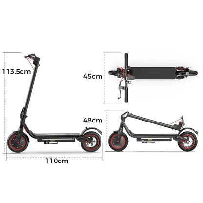 iScooter W7 Electric Scooter Foldable with Suspension and LED Lights up to 35 Km/h
