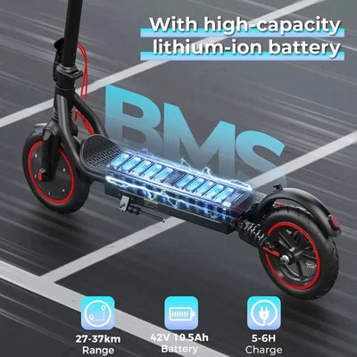 iScooter W7 Electric Scooter Foldable with Suspension and LED Lights up to 35 Km/h