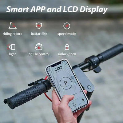 iScooter W9 Electric Scooter Foldable with App Control and LED Lights up to 40 Km/h