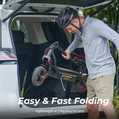 iScooter W9 Electric Scooter Foldable with App Control and LED Lights up to 40 Km/h