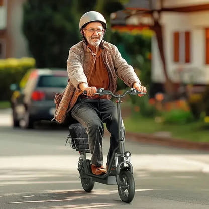 iScooter i12 Electric Scooter Foldable with 12 Inch Pneumatic Tyres up to 25 Km/h