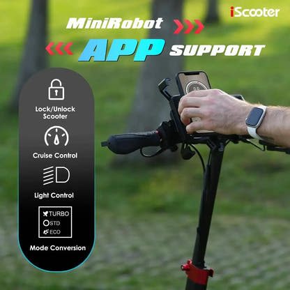 iScooter iX3 Electric Scooter Foldable with Suspension and Disc Brakes up to 40 Km/h