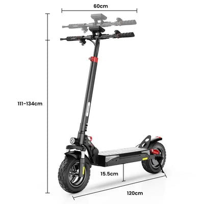 iScooter iX3 Electric Scooter Foldable with Suspension and Disc Brakes up to 40 Km/h