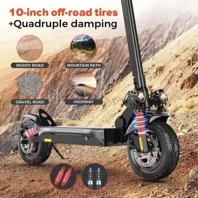 iScooter iX4 Electric Scooter Foldable with Suspension for Adults up to 45 Km/h