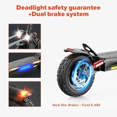 iScooter iX4 Electric Scooter Foldable with Suspension for Adults up to 45 Km/h