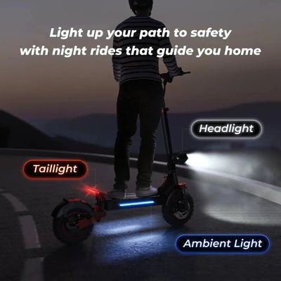 iScooter iX5S Electric Scooter Foldable with Off Road Tyres and Suspension up to 45 Km/h
