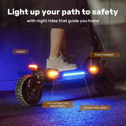 iScooter iX7 Pro Electric Scooter Foldable with Suspension and E ABS up to 60 Km/h