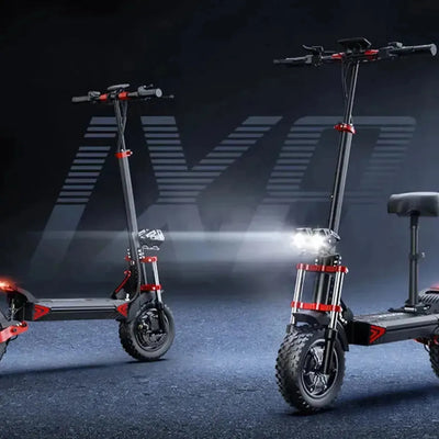 iScooter iX8 Electric Scooter Foldable with Hydraulic Suspension and E ABS up to 60 Km/h