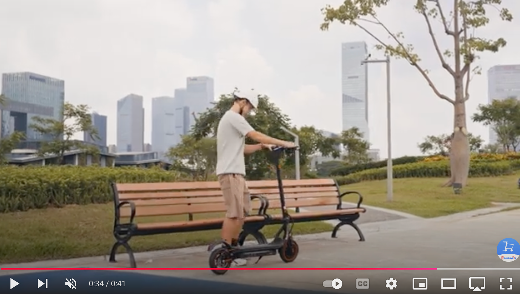 Load video: iScooter W7 electric scooter