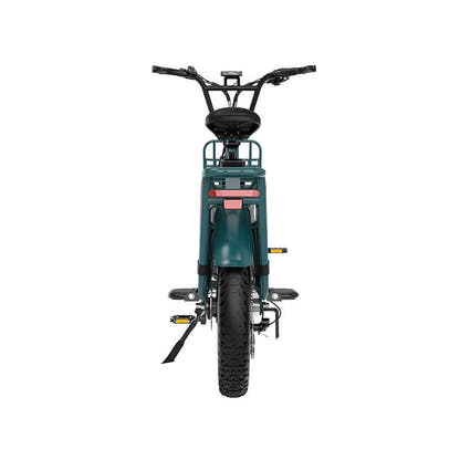 KOOLUX X7 Pro electric cargo bike, rear view showing rear rack and tyre