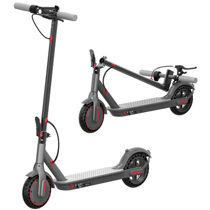 LADPED LP60 electric scooter shown upright and folded on a white background