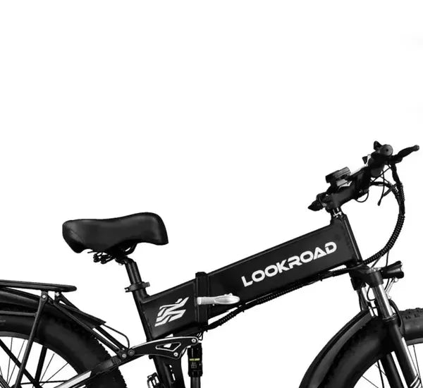 LOOKROAD L26 electric bike handlebar, display and cockpit detail
